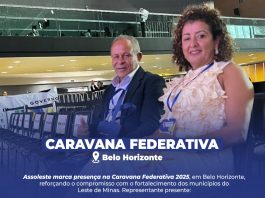 ASSOLESTE PRESENTE NA CARAVANA FEDERATIVA EM BELO HORIZONTE