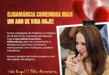 Hoje é dia do aniversário da Secretária Executiva da Assoleste, Elidamárcia Lana